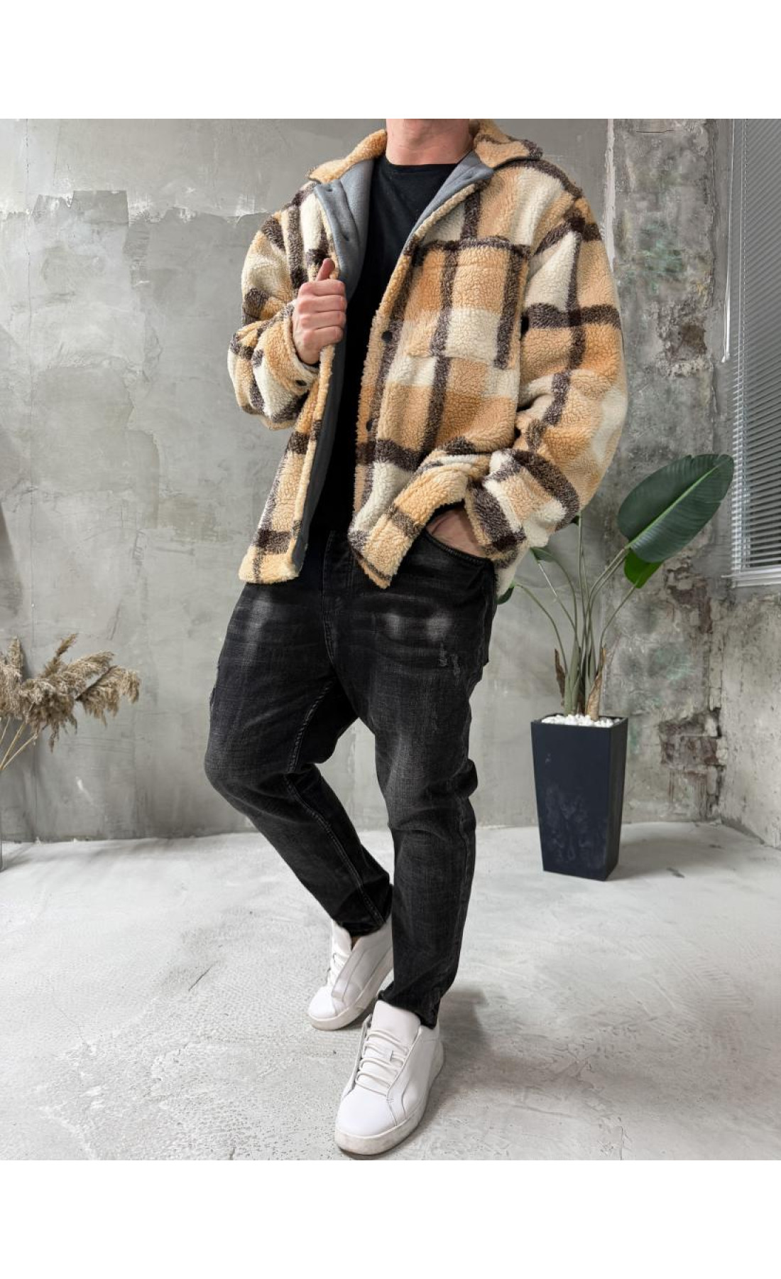 Сорочка утеплена зимова чоловіча на підкладці