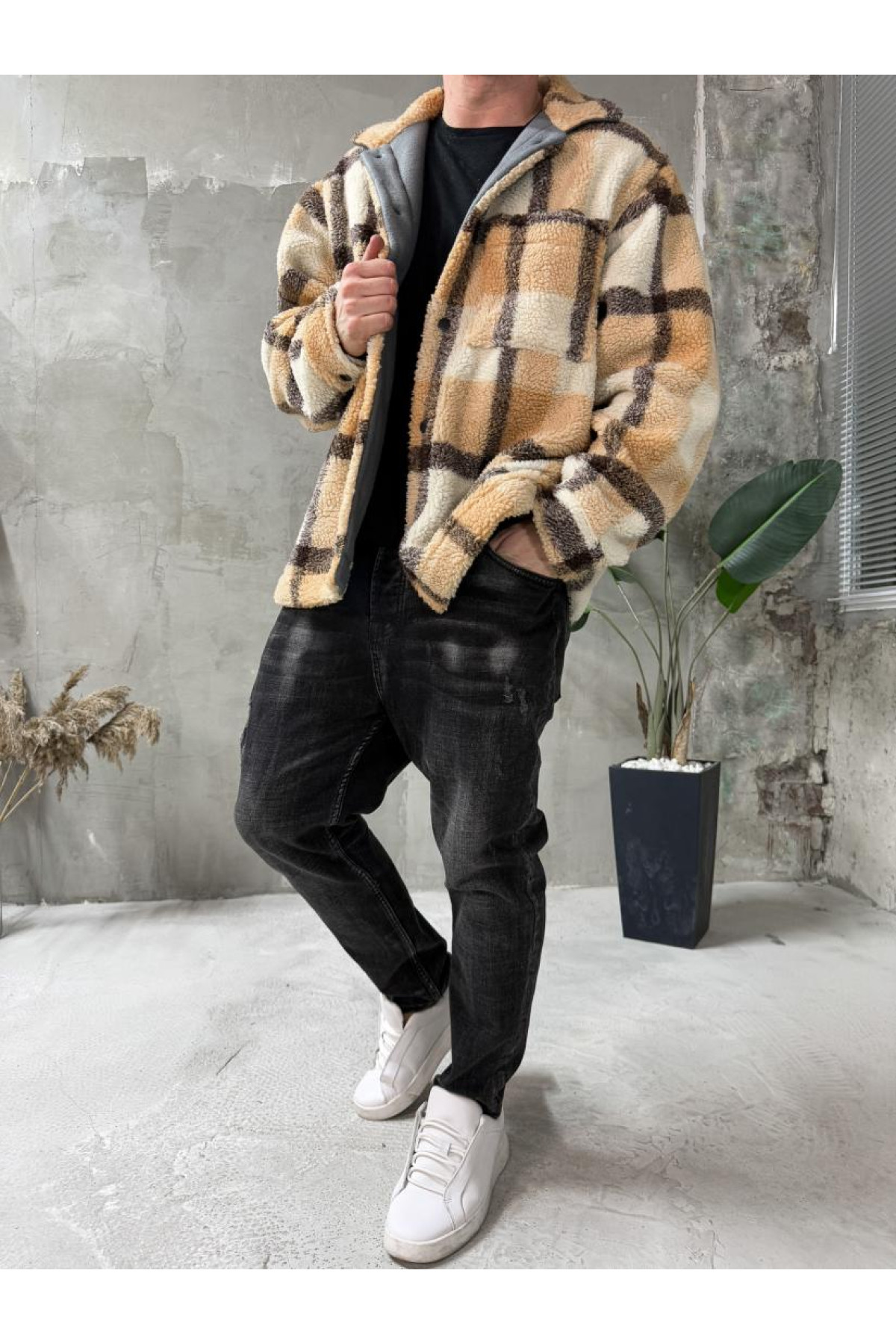 Сорочка утеплена зимова чоловіча на підкладці