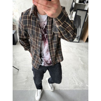 Сорочка байкова  вільна посадка чоловіча в клітинку