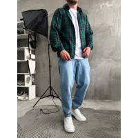 Сорочка гайкова чоловіча  в клітинку літо весна drapp