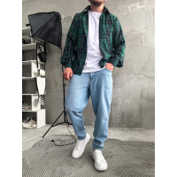 Сорочка гайкова чоловіча  в клітинку літо весна drapp