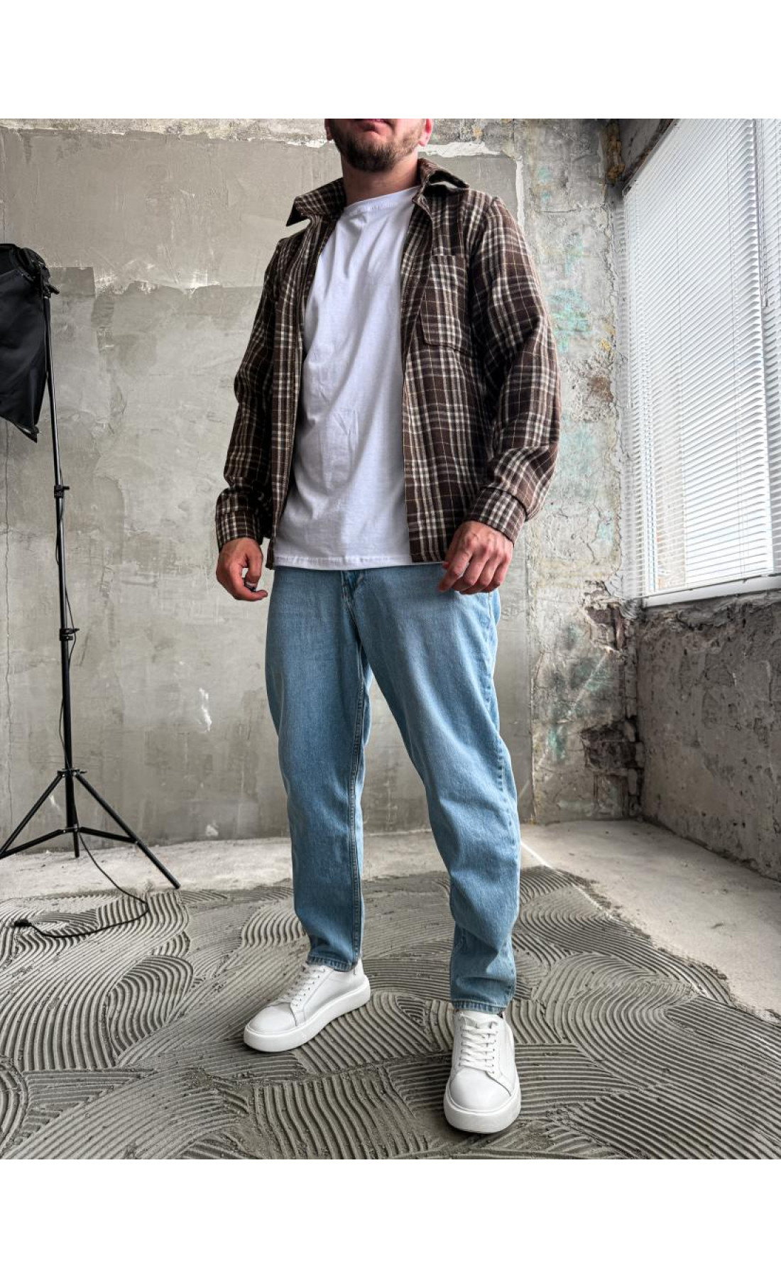 Сорочка гайкова чоловіча  в клітинку літо весна drapp