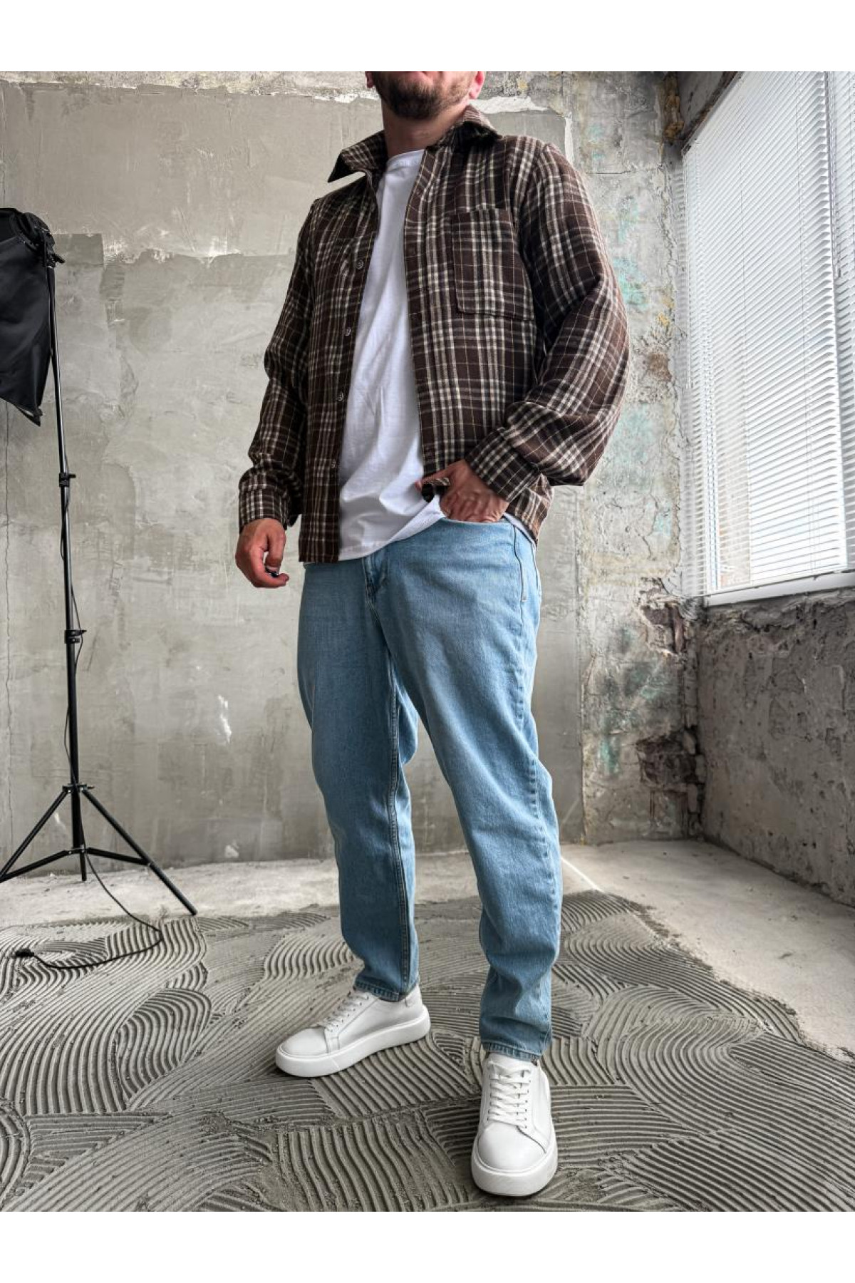 Сорочка гайкова чоловіча  в клітинку літо весна drapp