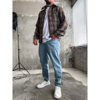 Сорочка гайкова чоловіча  в клітинку літо весна drapp