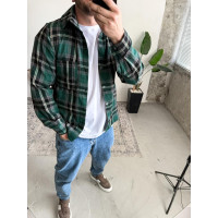 Сорочка байкова на кожен день тонка літо клітинка