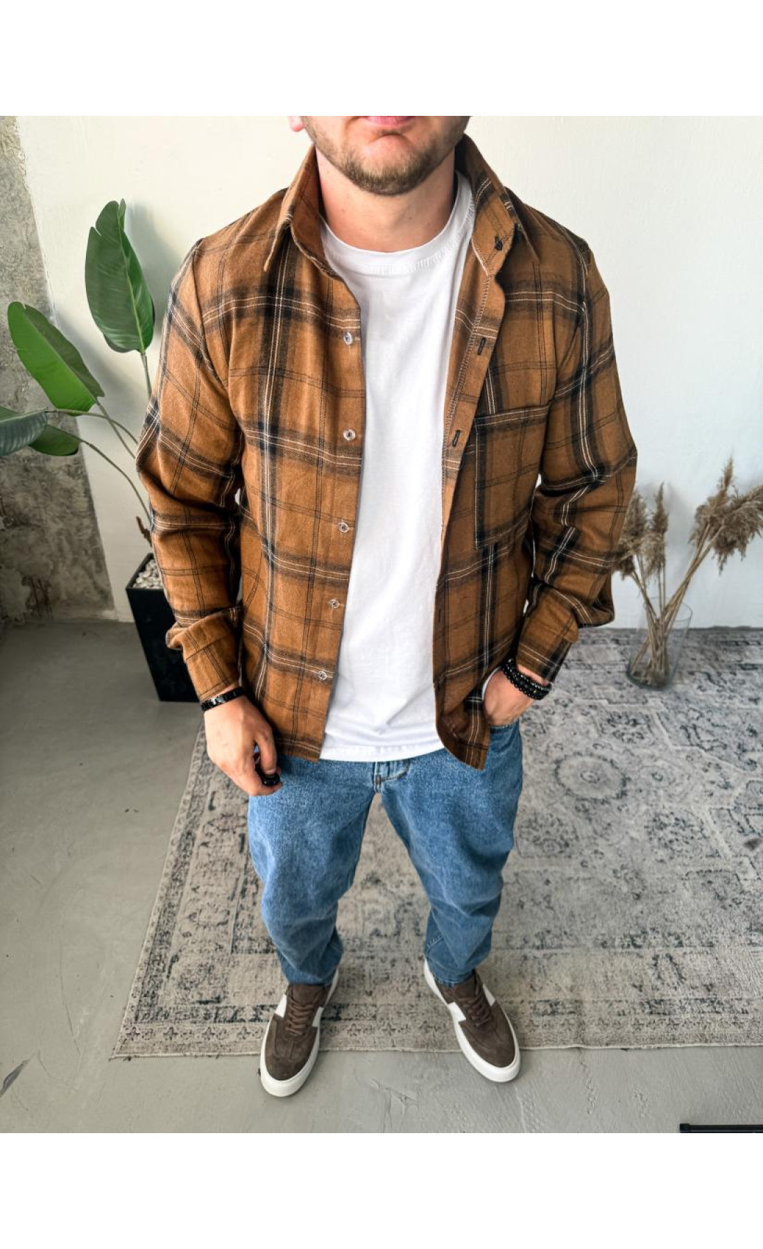 Сорочка байкова на кожен день тонка літо клітинка