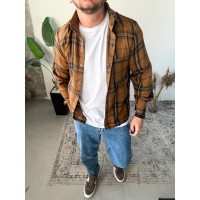 Сорочка байкова на кожен день тонка літо клітинка