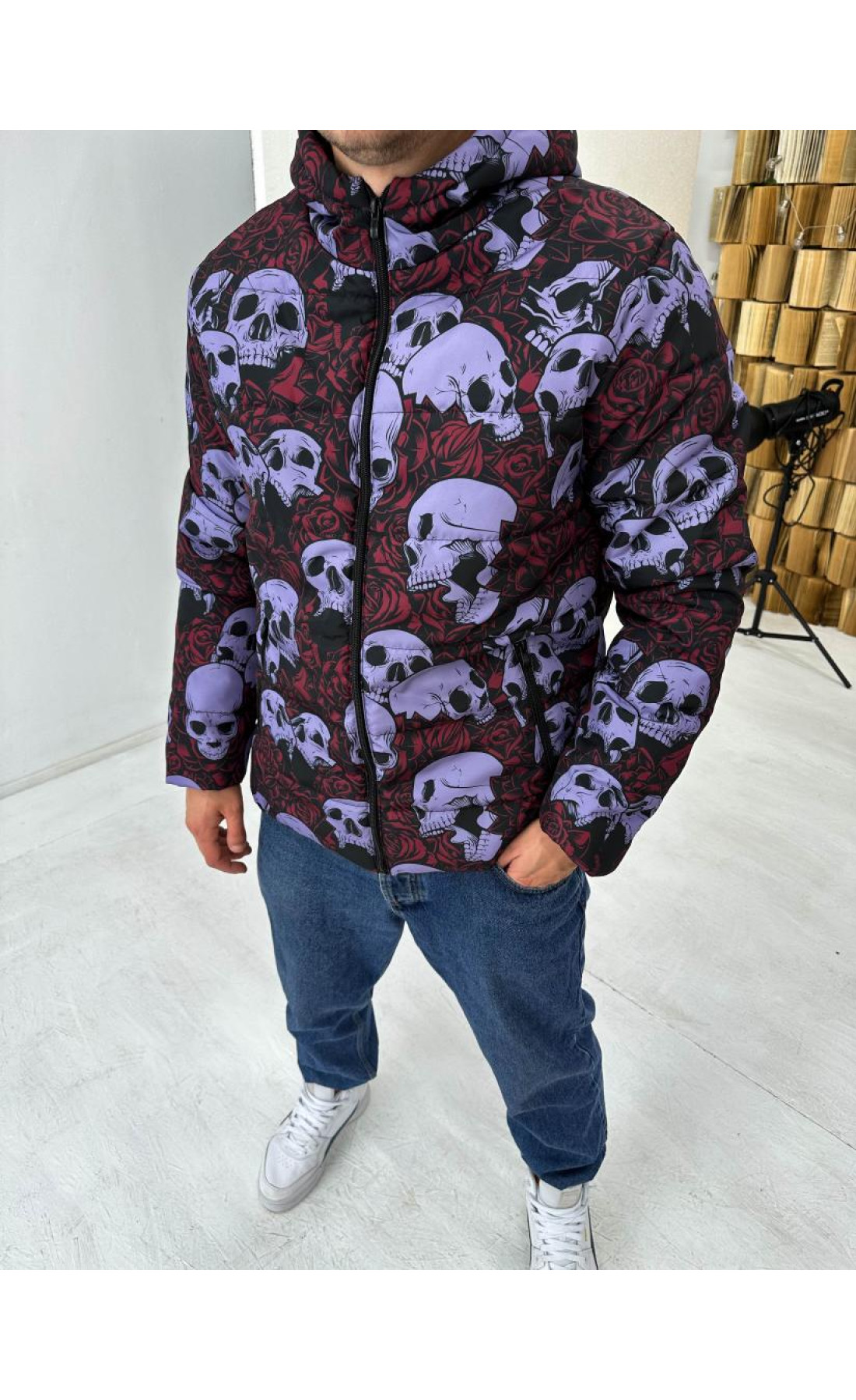 Фіолетова чоловіча куртка