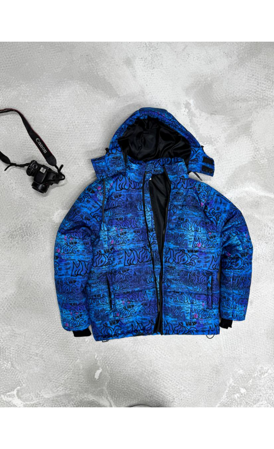 Куртка зимова зі знімним капюшоном чоловіча