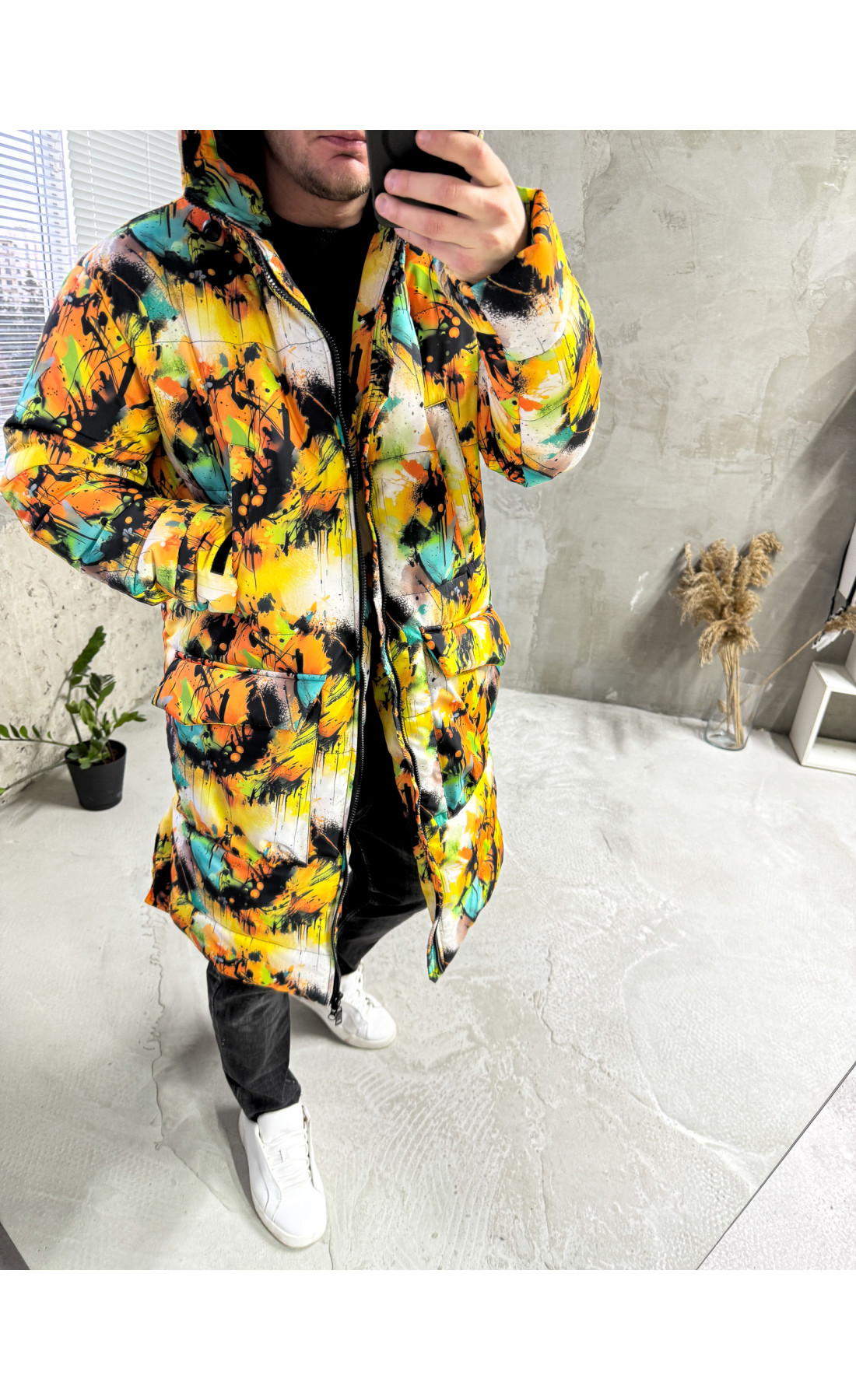 Куртка зимова з капюшоном чоловіча зимова