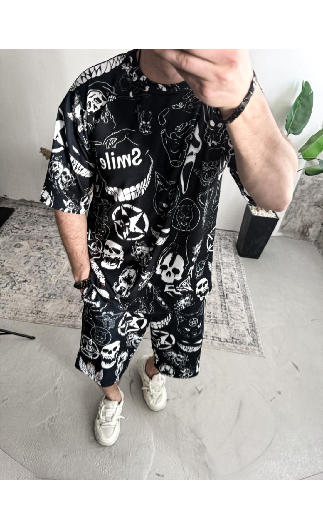 Комплект футболка шорти чоловічий літо весна легкий трикотаж