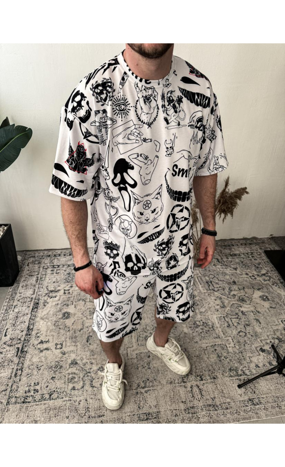 Комплект футболка шорти чоловічий літо весна легкий трикотаж