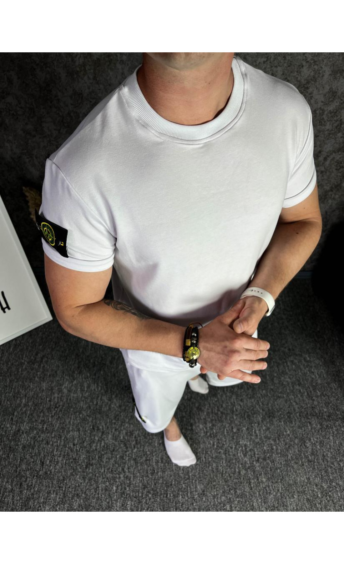 Літній костюм шорти футболка чоловічий трикотаж