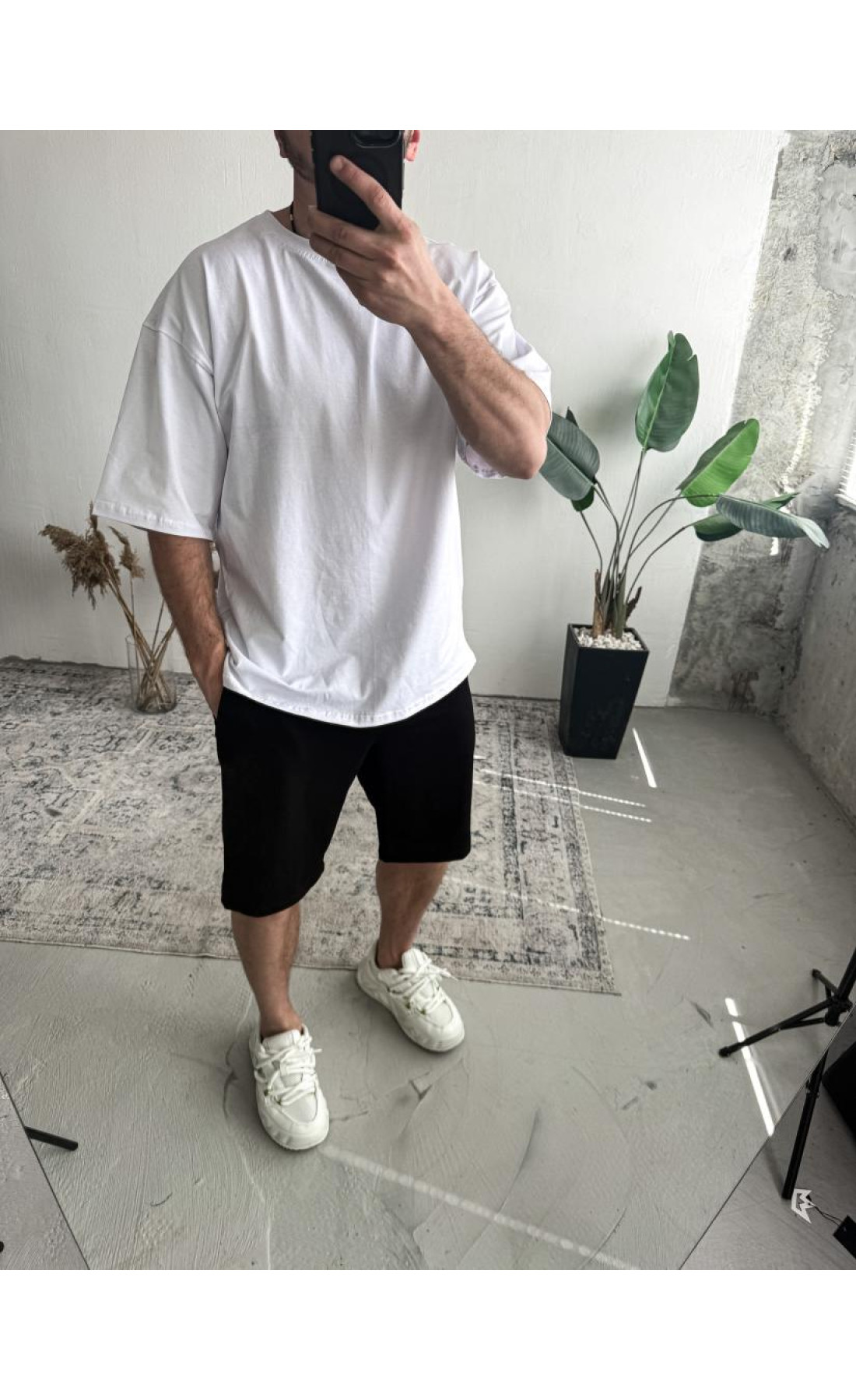 Комфортний чоловічий однотонний спортивний костюм-двійка