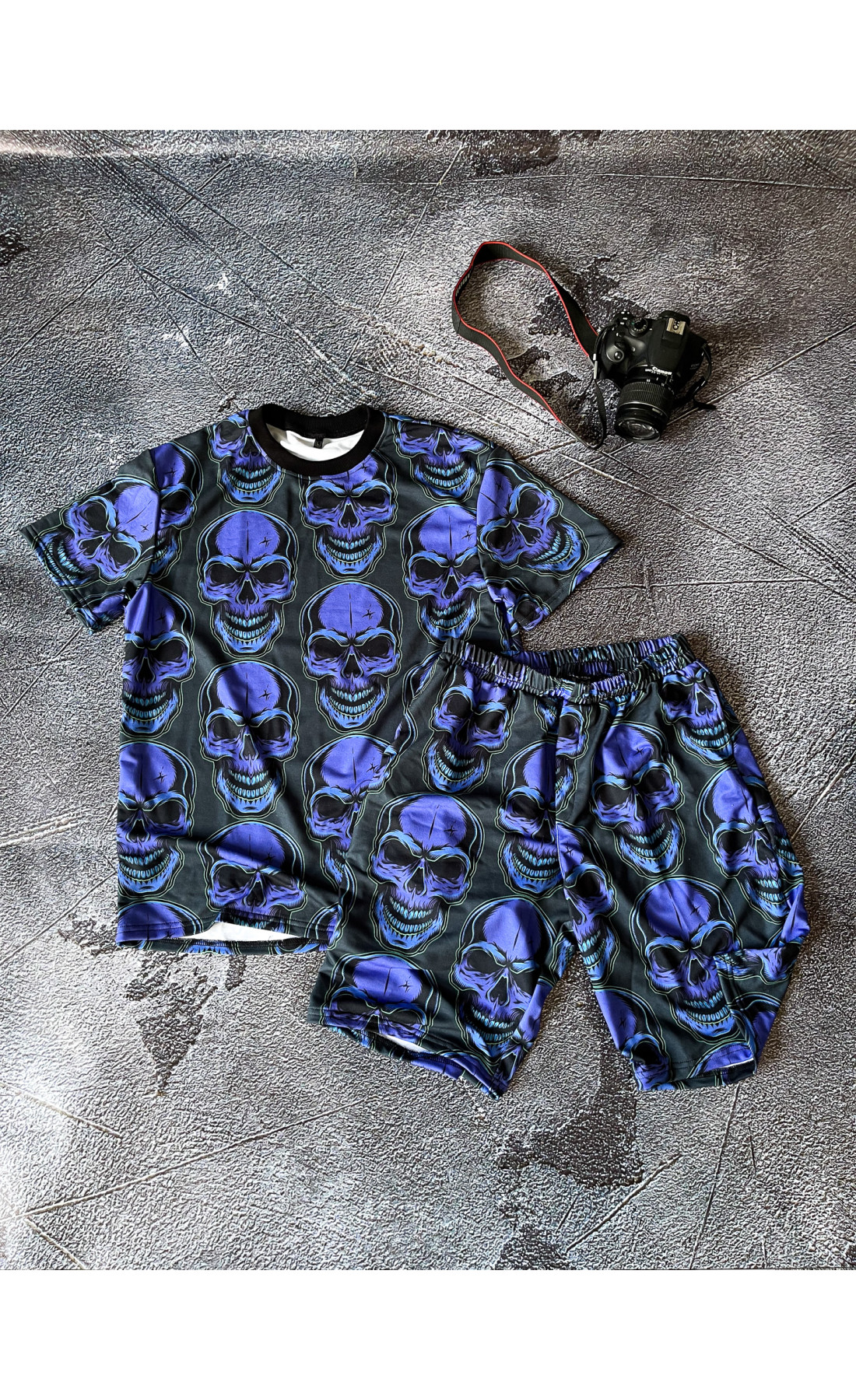 Комплект футболка шорти чоловічий трикотаж літо