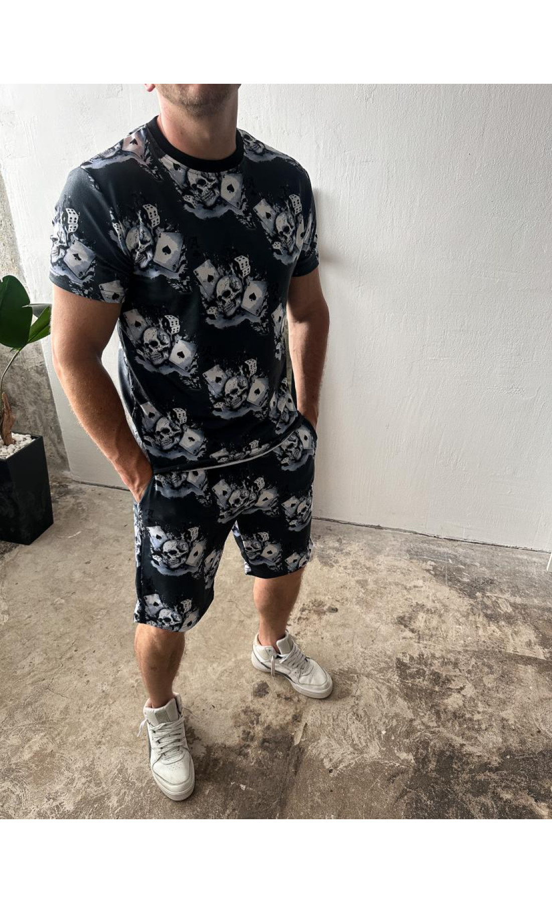 Комплект футболка шорти чоловічий трикотаж літо