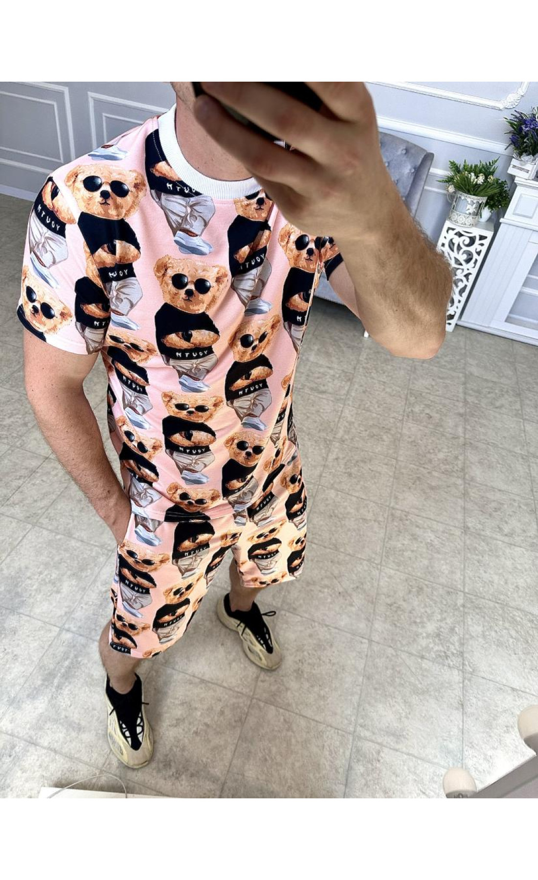 Спортивний костюм принтований чоловічий