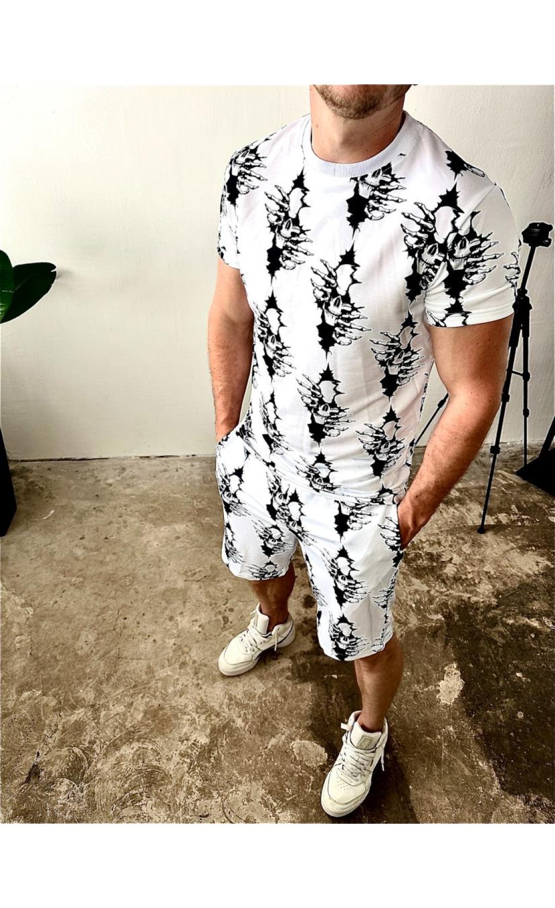 Спортивний костюм принтований чоловічий