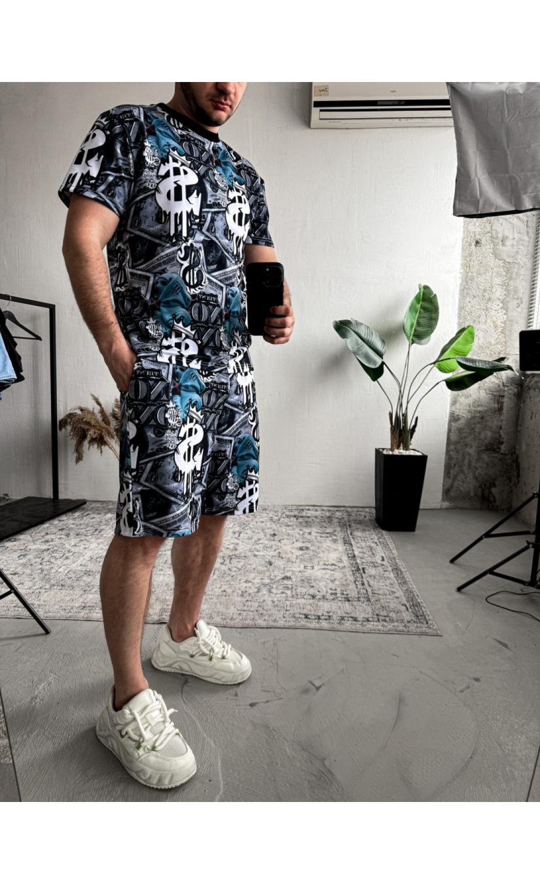 Комплект футболка шорти чоловічий літо стиль