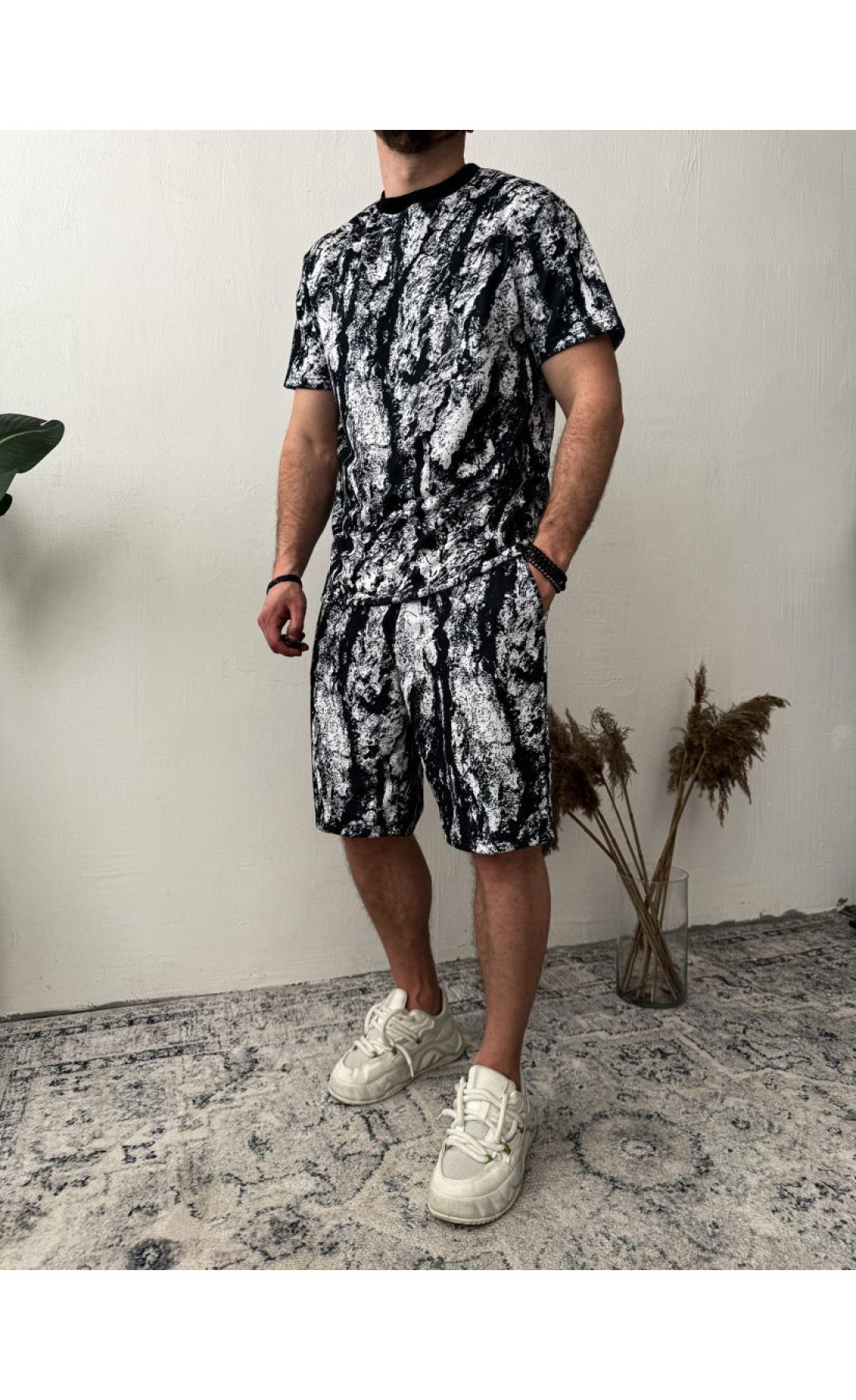 Комплект футболка шорти чоловічий стильний літо