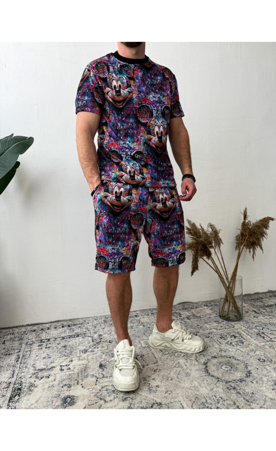 Комплект футболка шорти чоловічий стильний літо