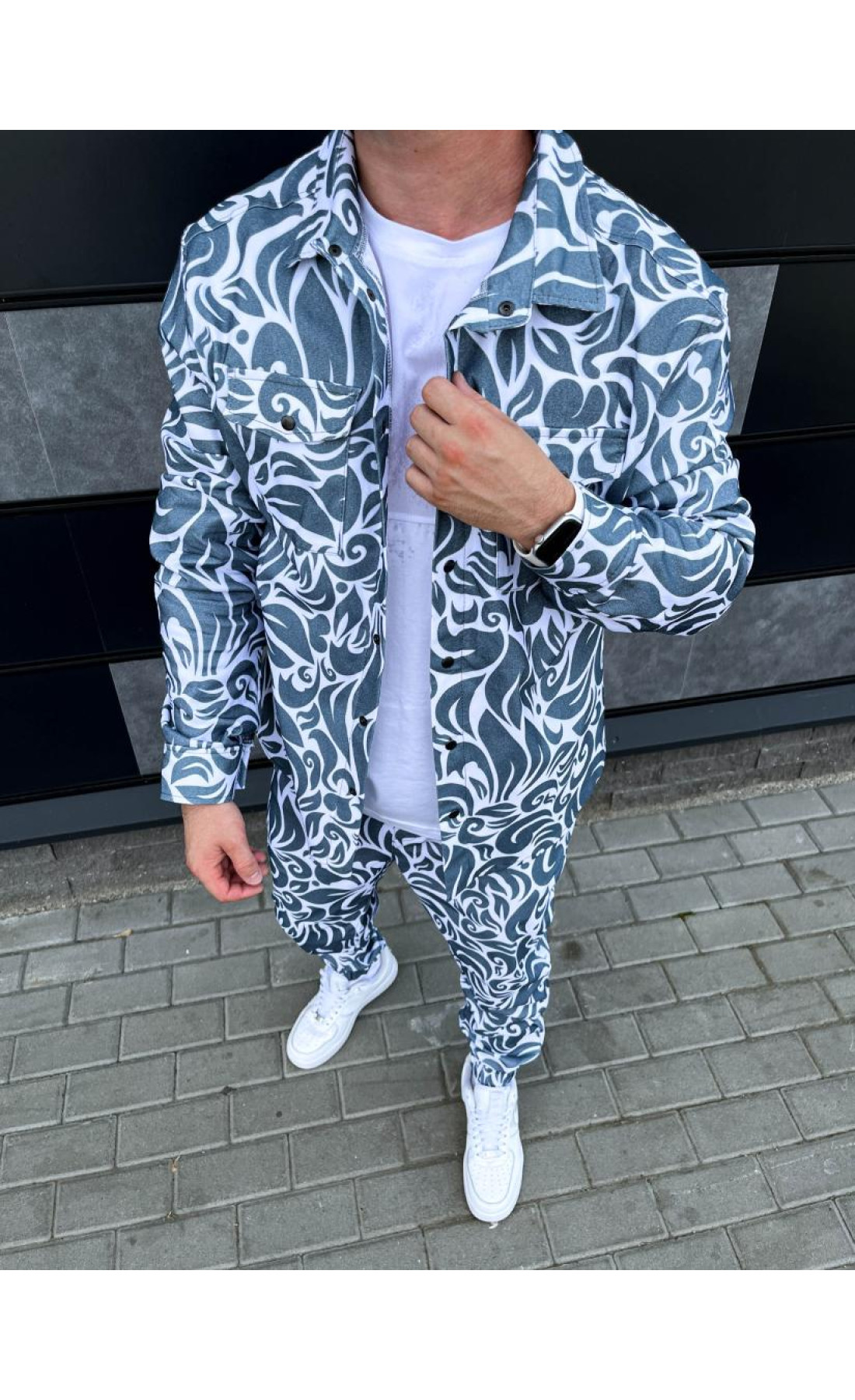 Костюм котон плотний чоловічий стильний