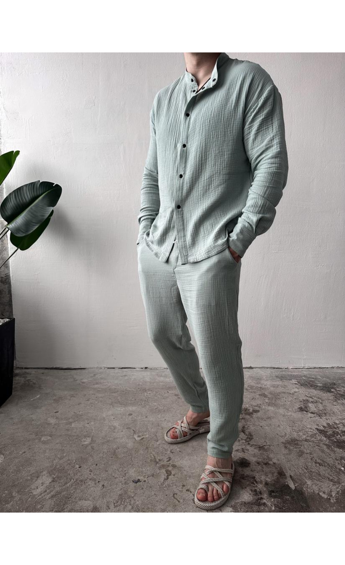 Костюм літо матеріал муслін сорочка штани