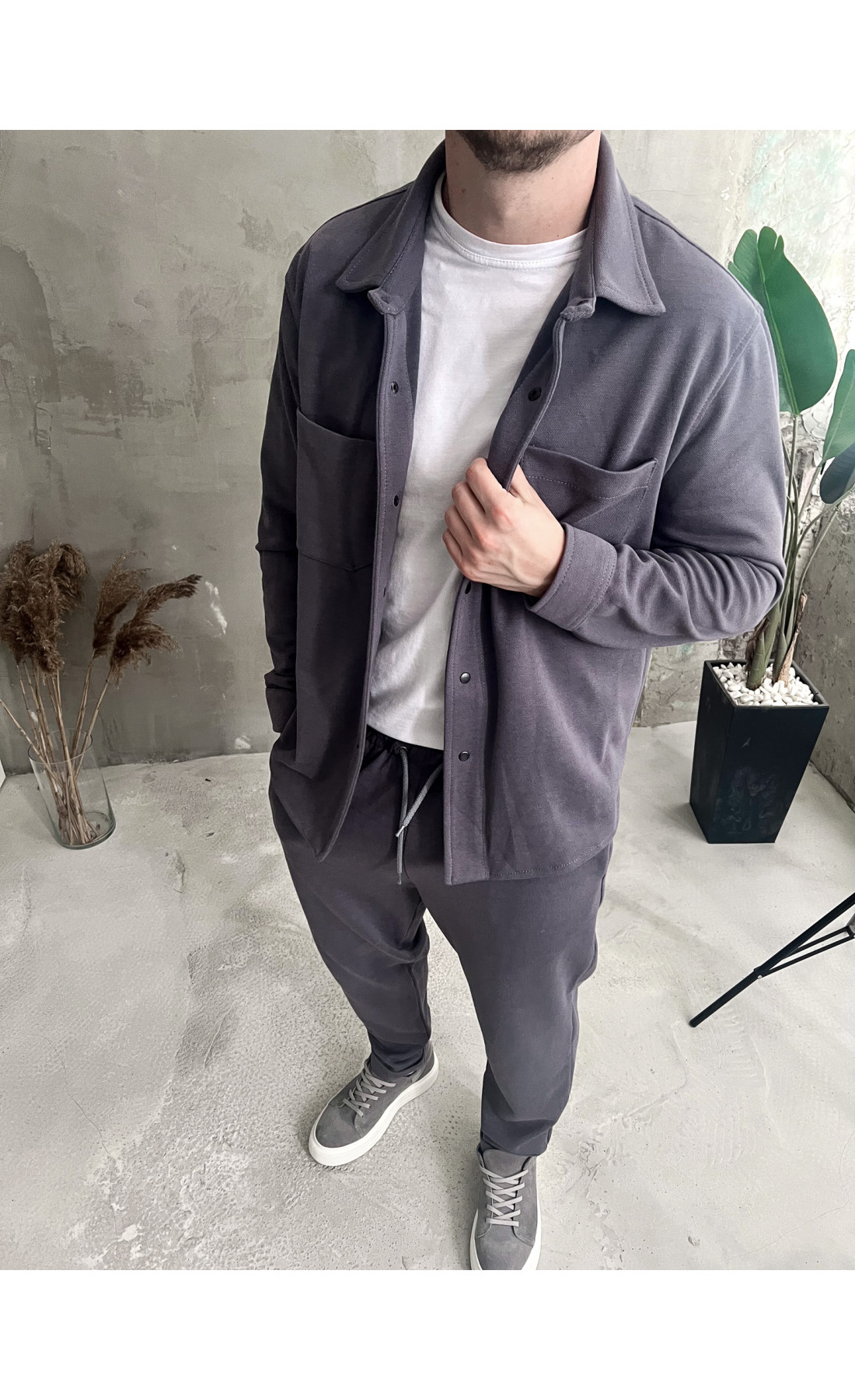 Костюм сорочка штани чоловічий осінь весна