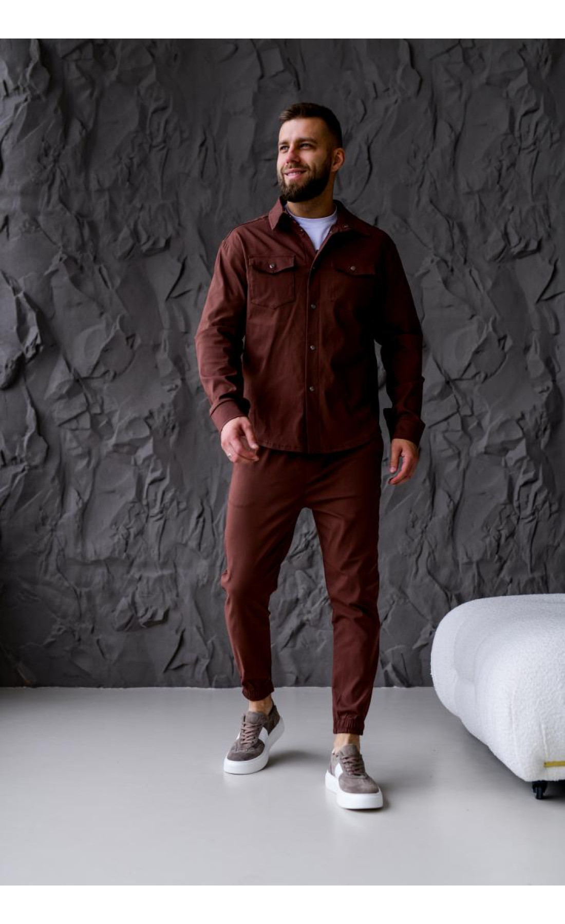 Костюм чоловічий котоновий жакет штани не утеплений