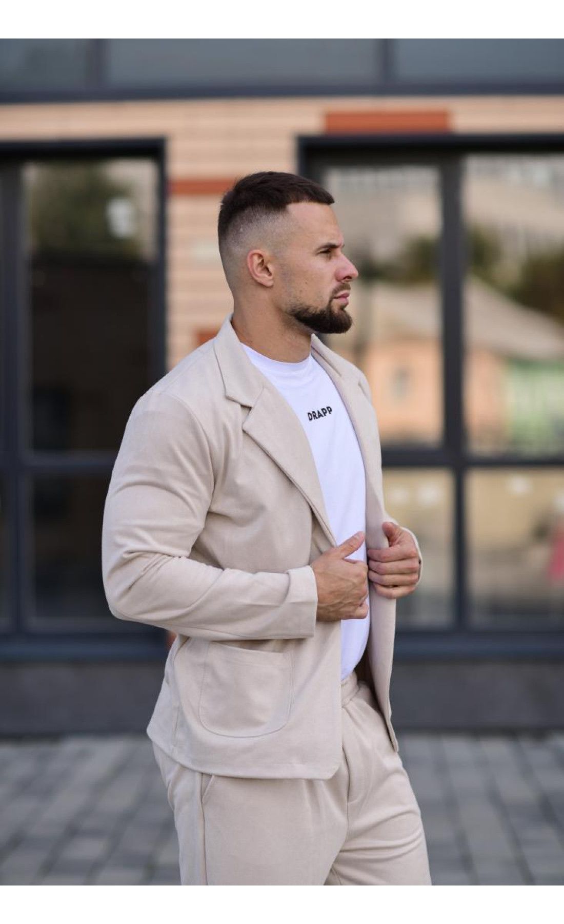 Костюм чоловічий стильний кежуал модний весна осінь