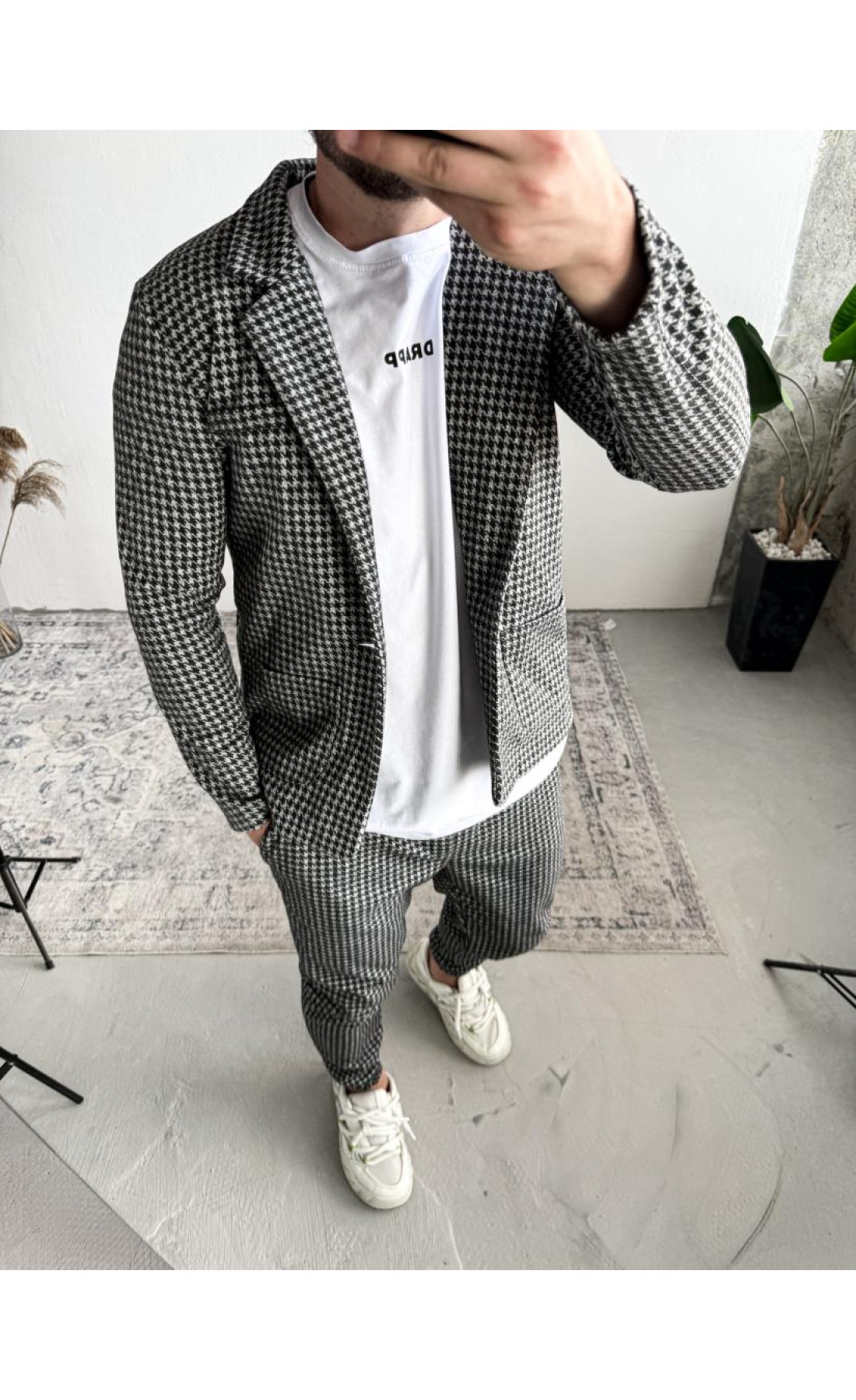 Костюм чоловічий стильний кежуал модний весна осінь