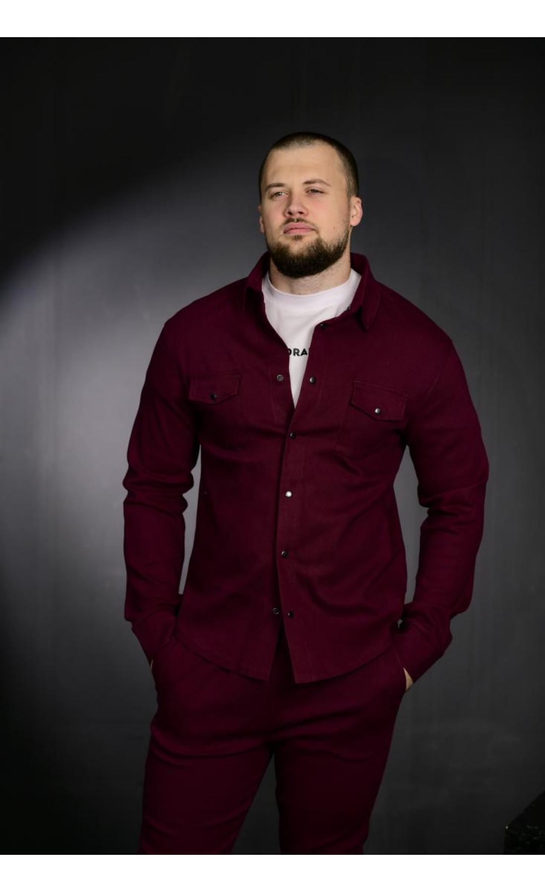 Костюм сорочка штани чоловічий котоновий