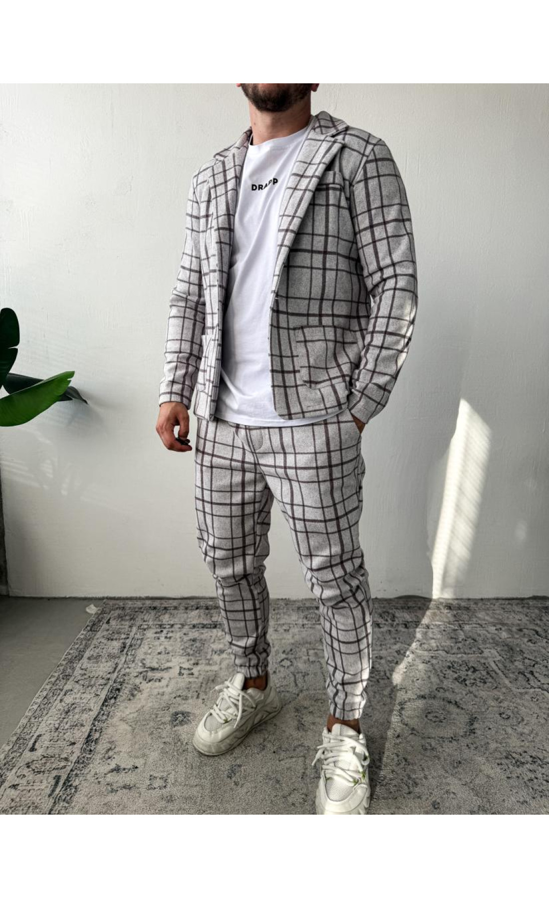 Костюм чоловічий стильний кежуал модний весна осінь