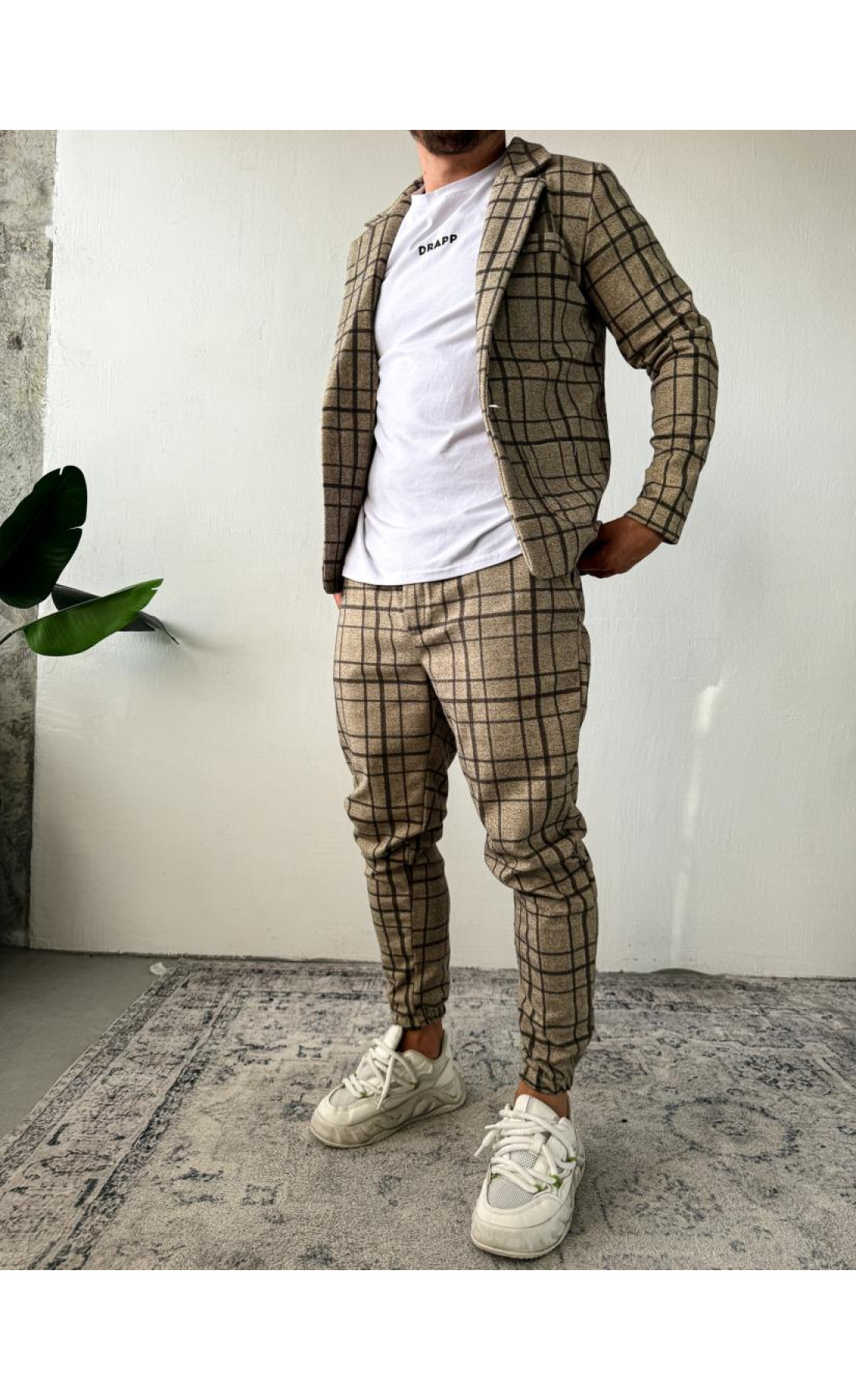 Костюм чоловічий стильний кежуал модний весна осінь