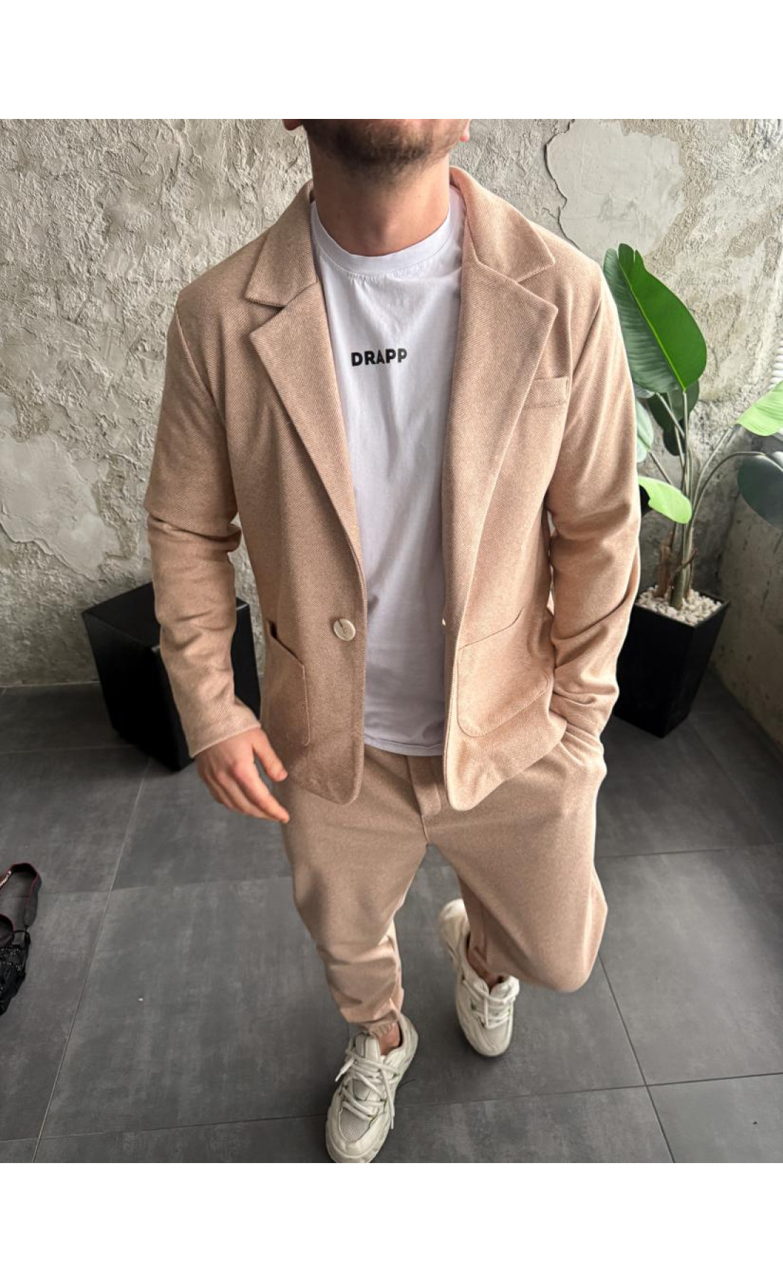 Костюм чоловічий стильний кежуал модний весна осінь