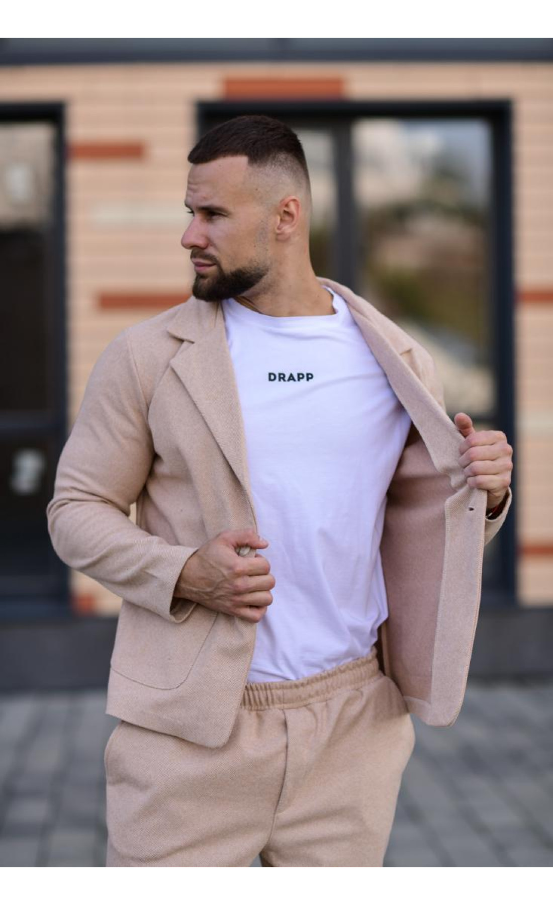 Костюм чоловічий стильний кежуал модний весна осінь