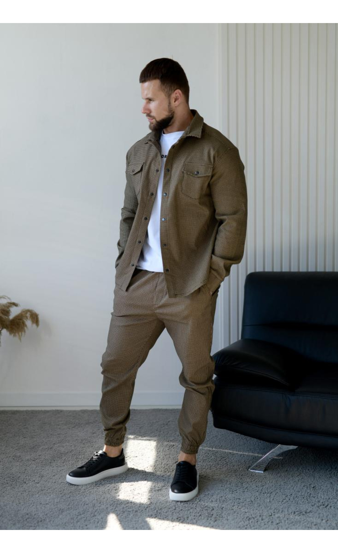 Костюм чоловічий осінь весна демісезонний модний