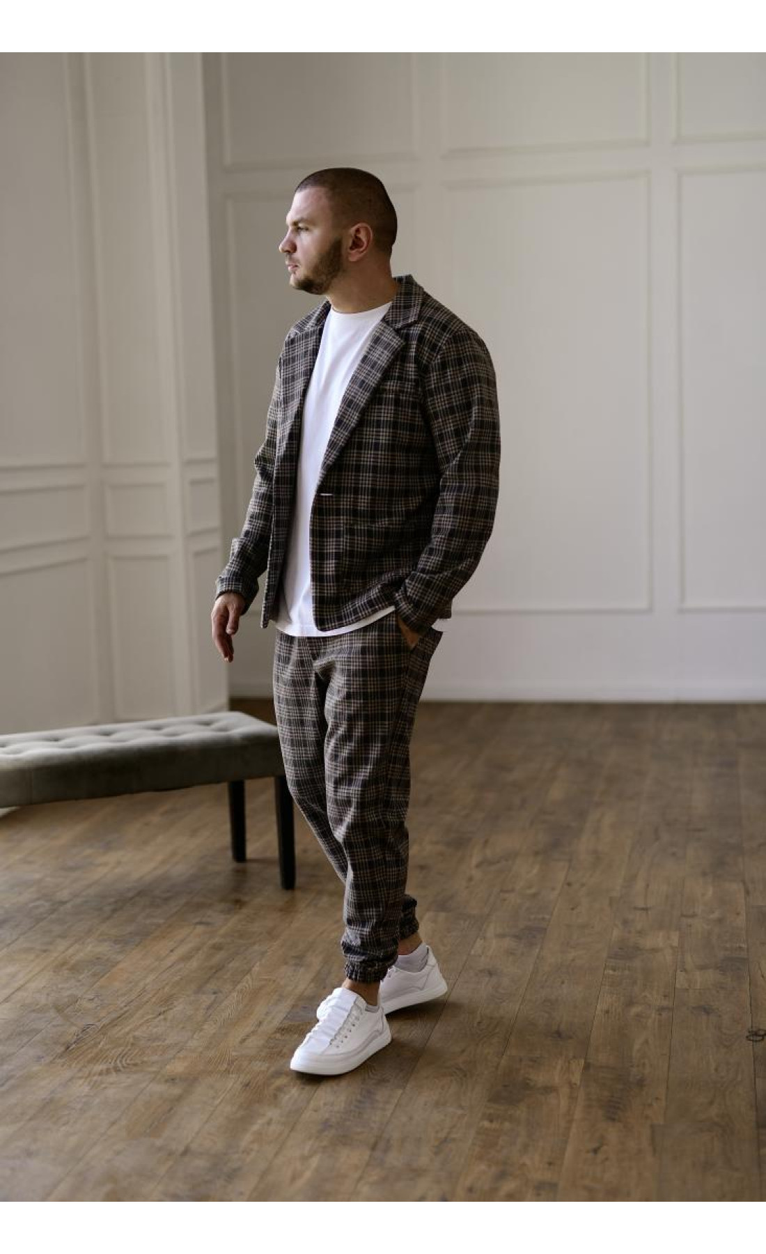 Костюм чоловічий стильний модний осінній