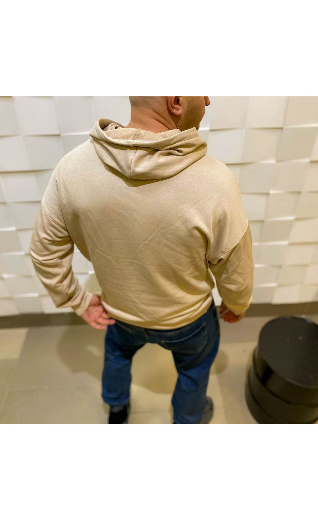 Худі чоловічого пісочного кольору