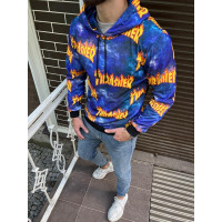 синє худі thrasher