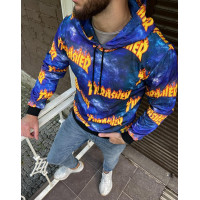 синє худі thrasher