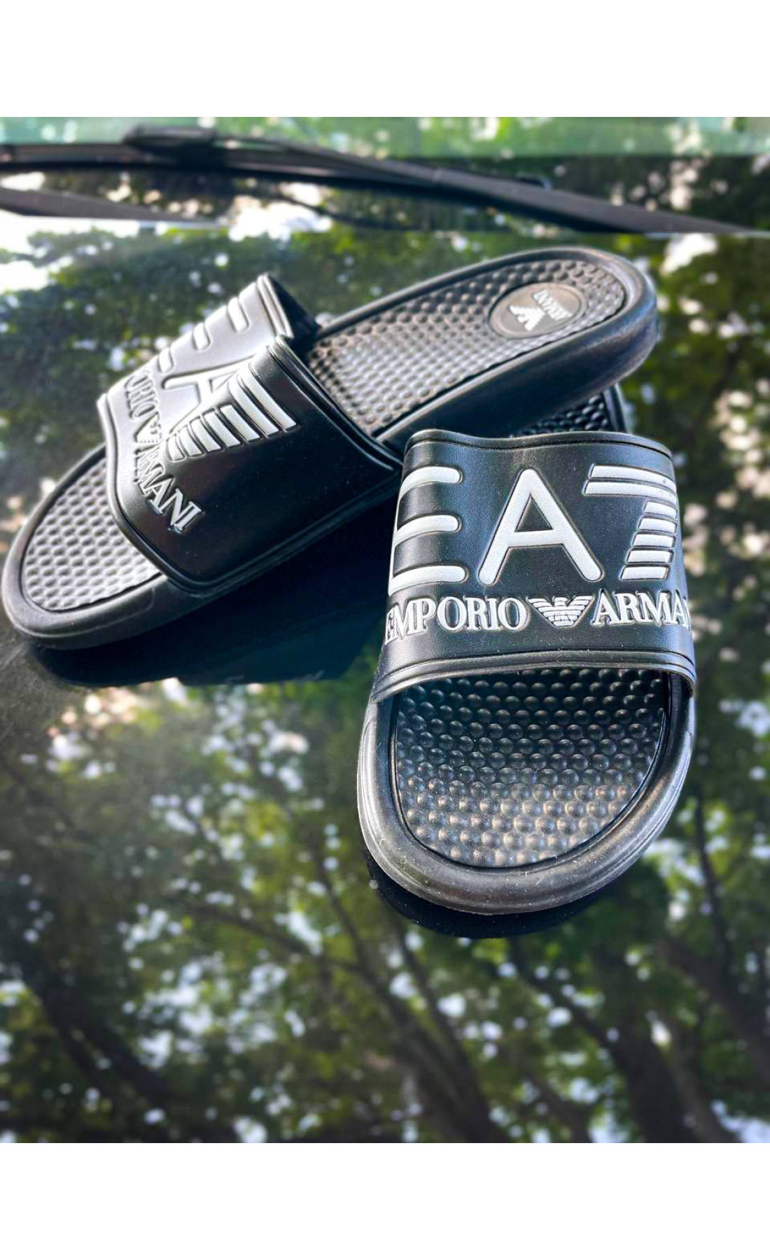 Чорні чоловічі тапки