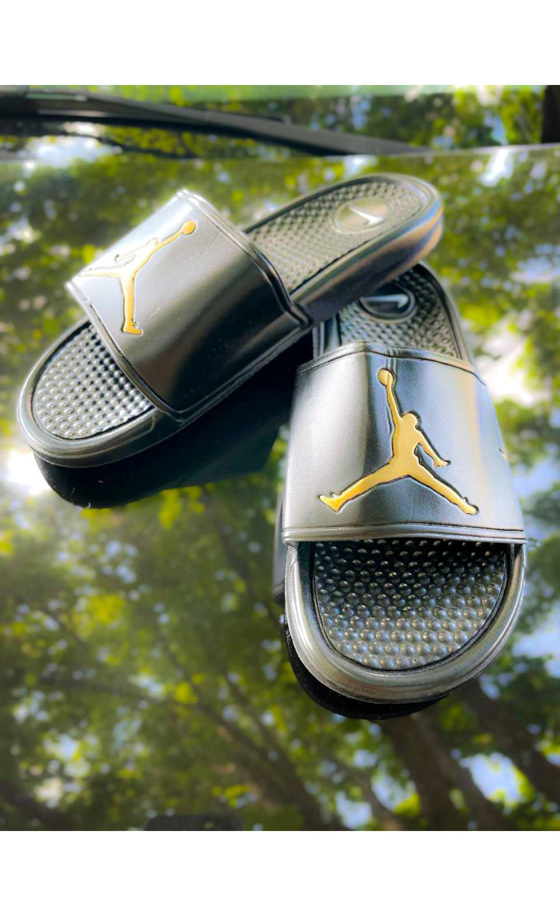 Чорні чоловічі тапки