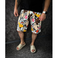 Літні чоловічі мультяшні шорти з карманами
