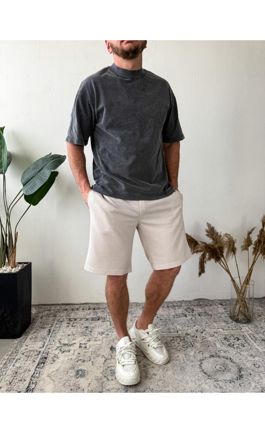 Шорти чоловічі  в клітинку літо осінь