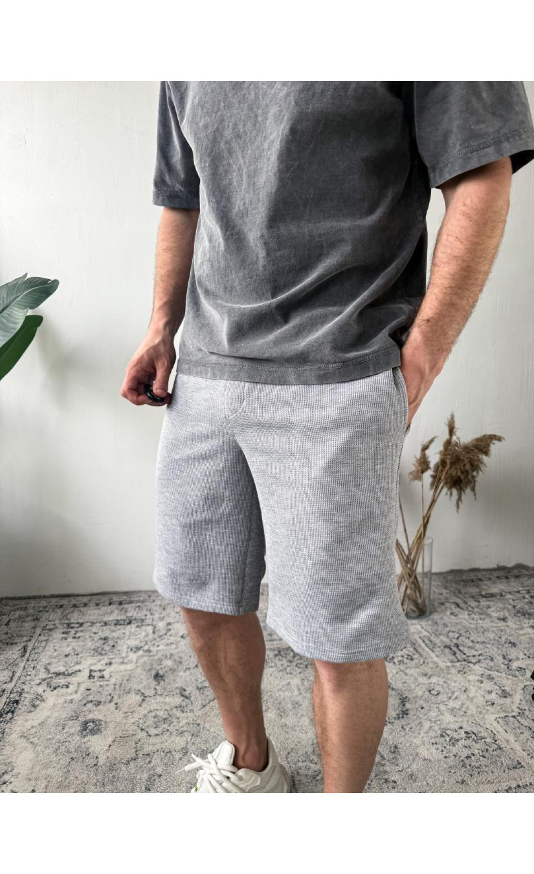 Шорти чоловічі  в клітинку літо осінь