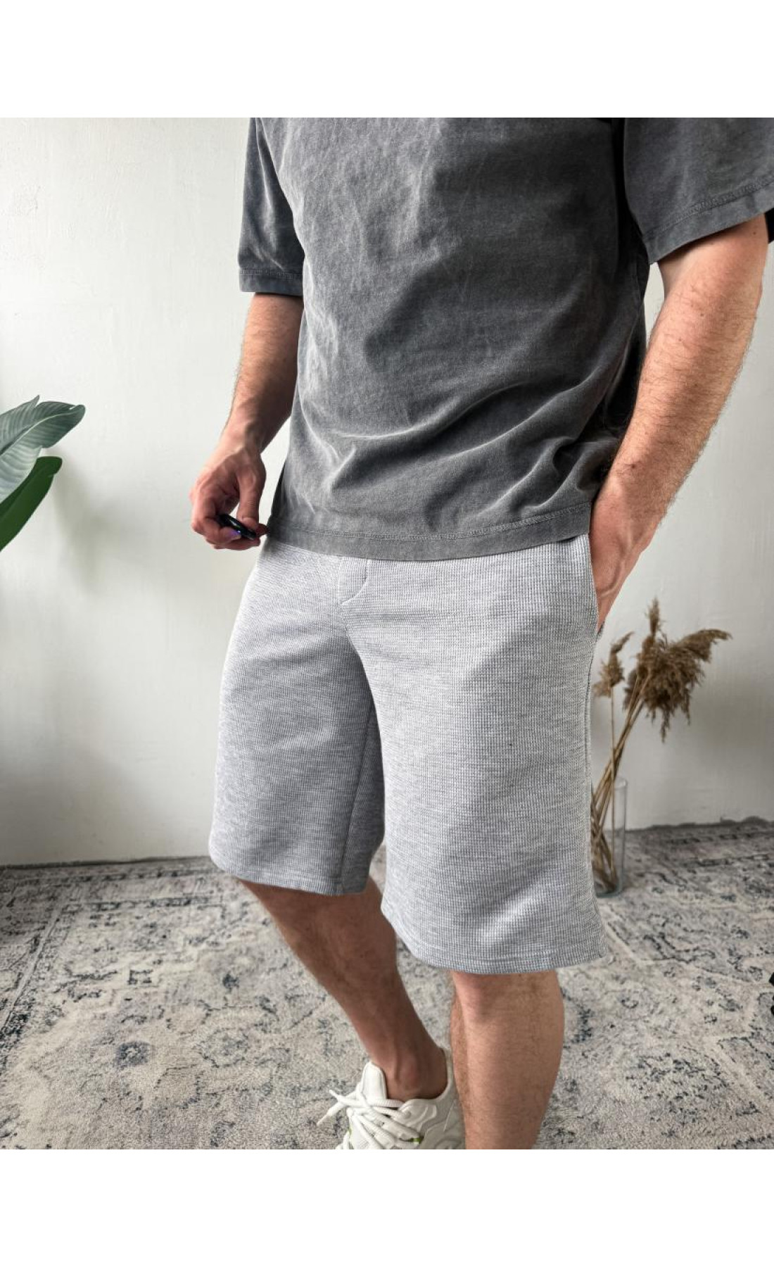 Шорти чоловічі  в клітинку літо осінь