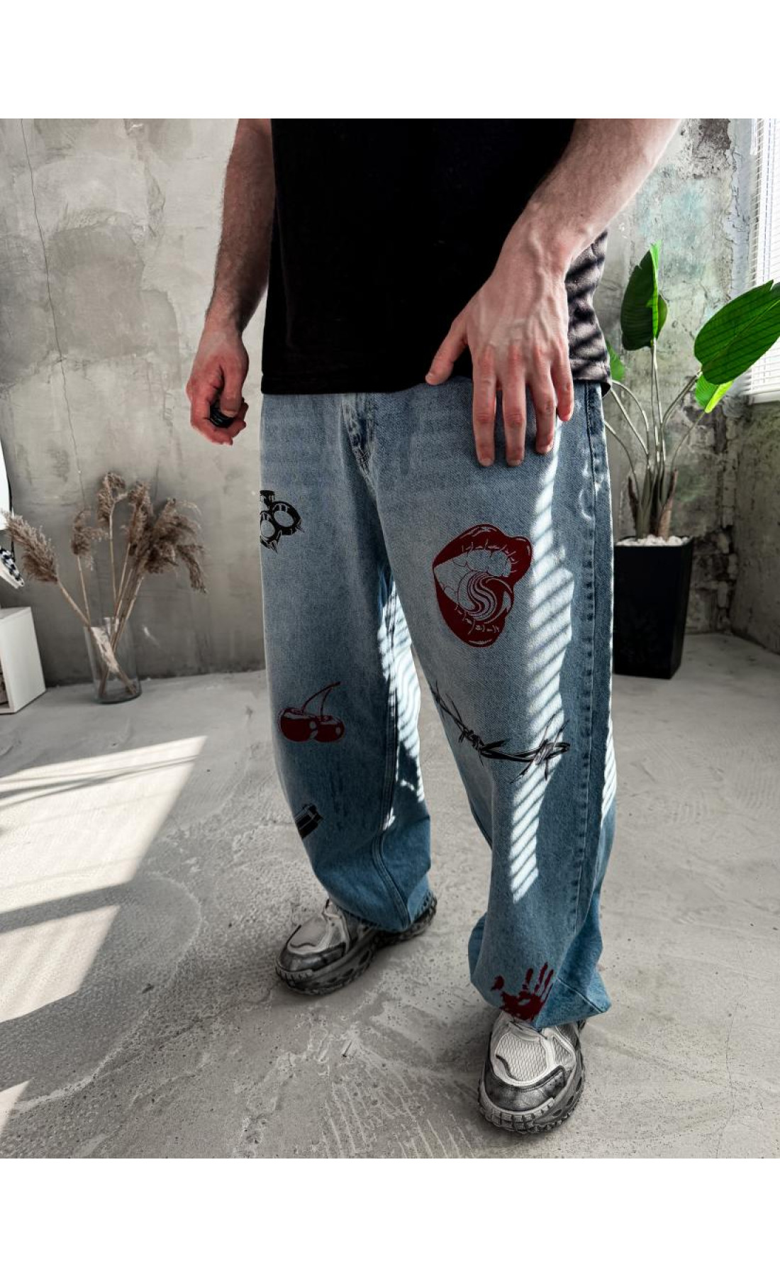 Джинси дтф чоловічі не утеплені  вільна посадка