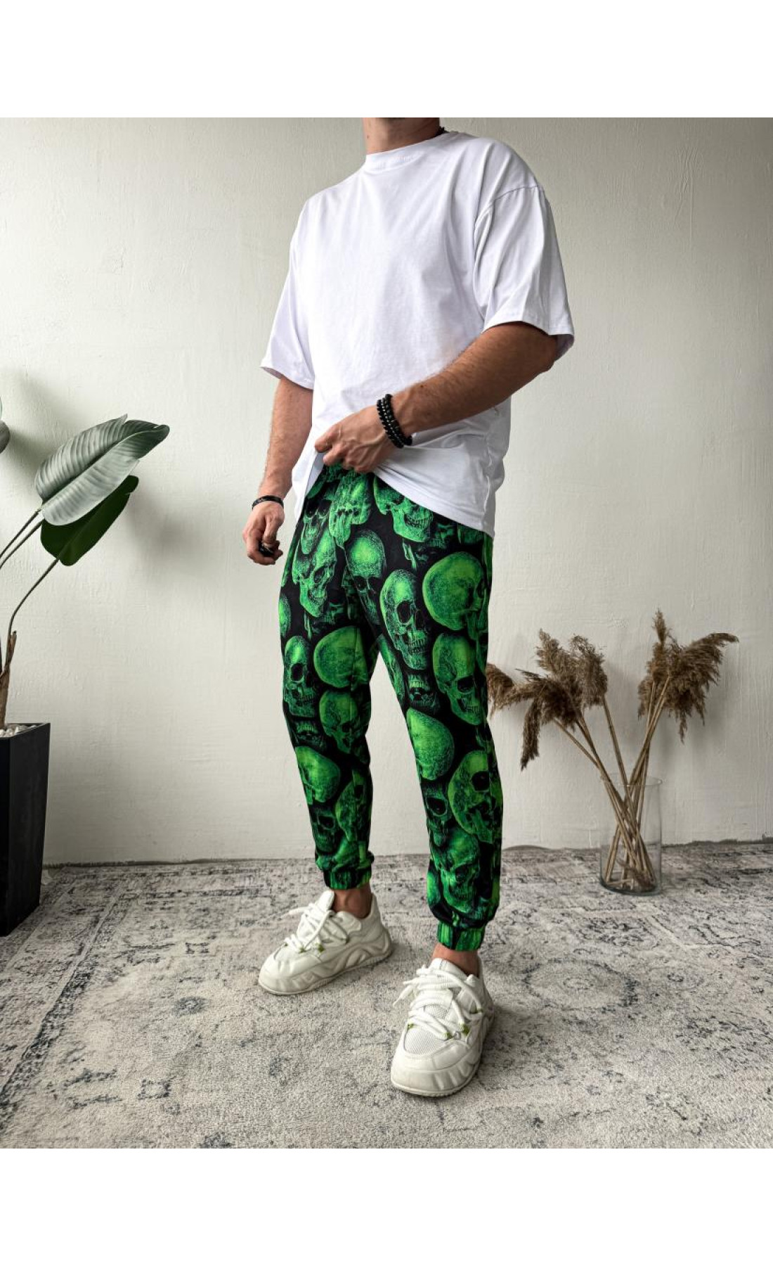 Спортивні штани чоловічі літо весна принт