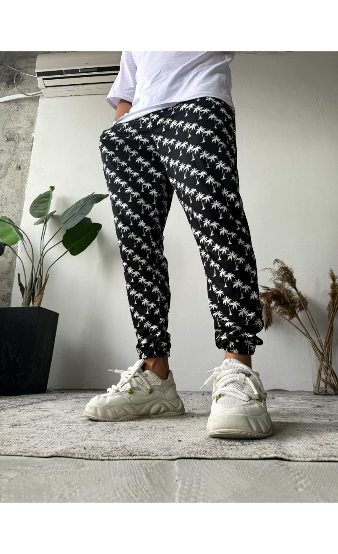 Спортивні штани чоловічі літо весна принт